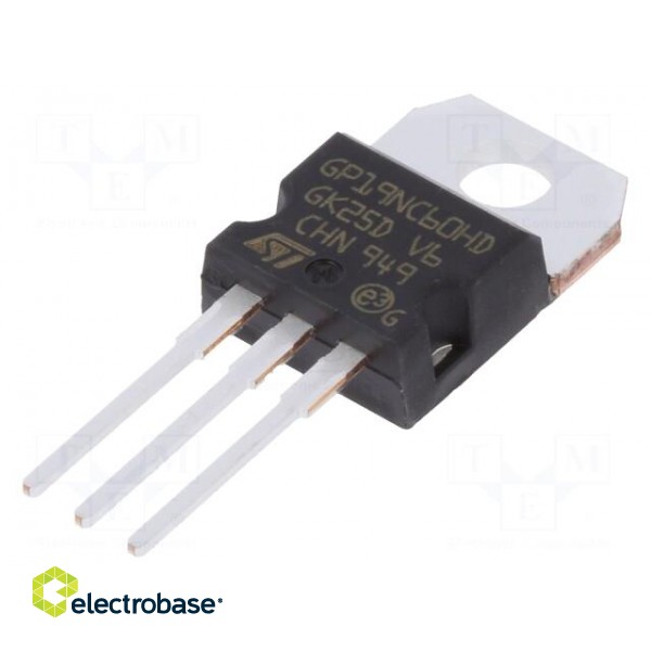 Transistor: IGBT | 600V | 40A | 130W | TO220AB
