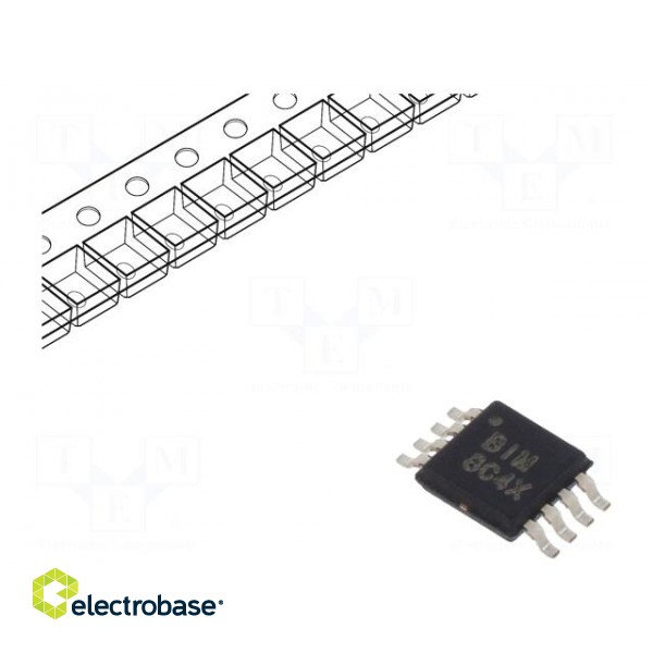 IC: instrumentation amplifier | Ch: 1 | 2.7÷5.5V | VSSOP8 | reel,tape