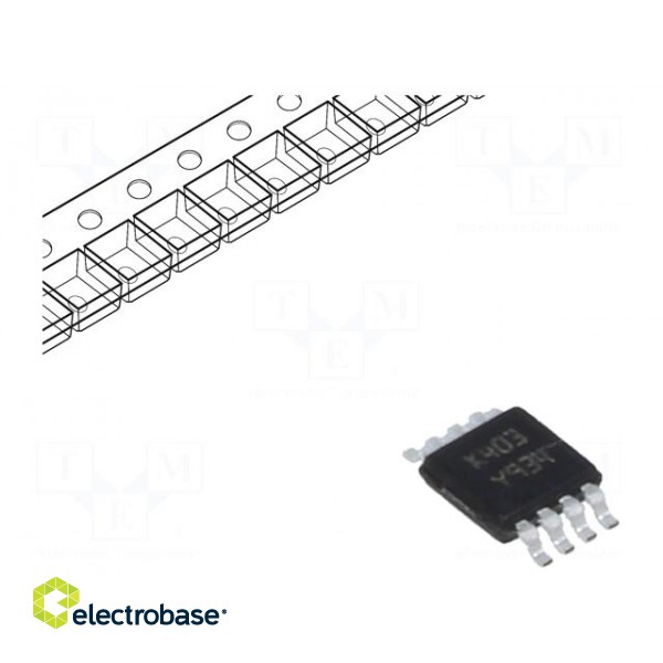 Operational amplifier | 1.1MHz | 3÷30V | Channels: 2 | miniSO8