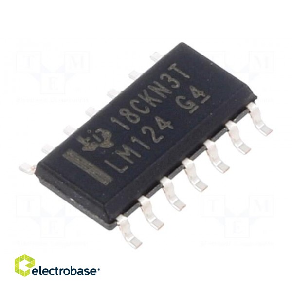 IC: operational amplifier | 1.2MHz | Ch: 4 | SO14 | ±1.5÷16VDC,3÷32VDC