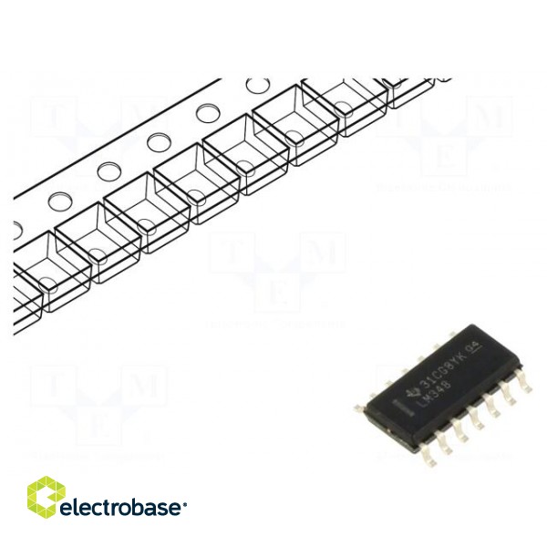 IC: operational amplifier | 1MHz | Ch: 4 | SO14 | ±4÷18VDC,8÷36VDC
