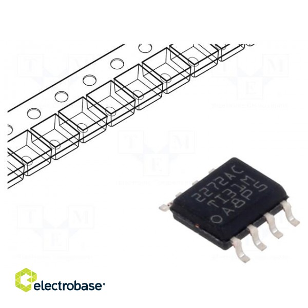 IC: operational amplifier | 2.2MHz | Ch: 2 | SO8 | ±2.2÷8VDC,4.4÷16VDC