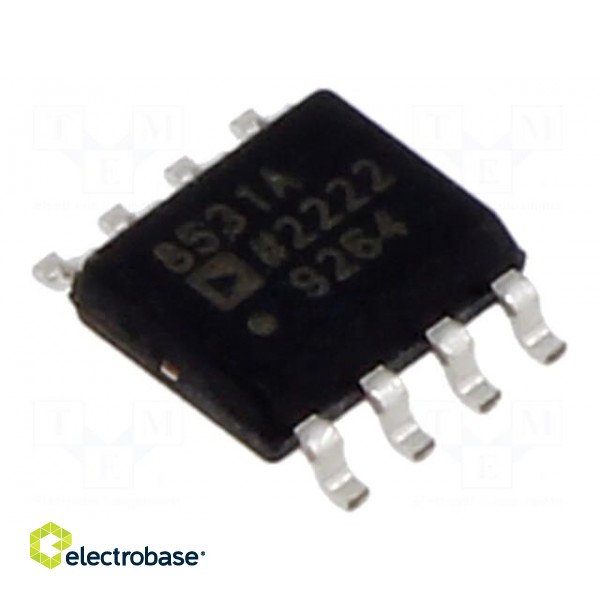IC: operational amplifier | 3MHz | Ch: 1 | SO8 | ±1.35÷3VDC,2.7÷6VDC