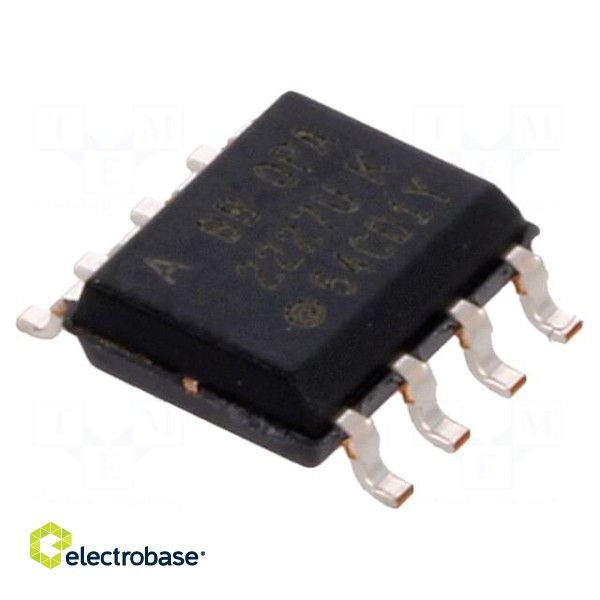 Operational amplifier | 8MHz | 2.5÷18V | Channels: 2 | SO8