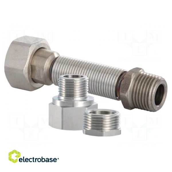 Clamp threaded connection | Ext.thread: G 3/8" | 190÷410mm
