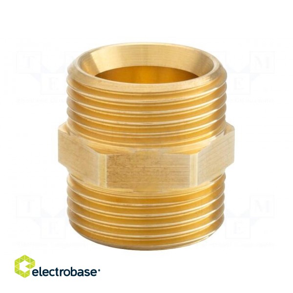 MKV connection fitting | Ext.thread: G 3/4" | 28mm | Mat: brass