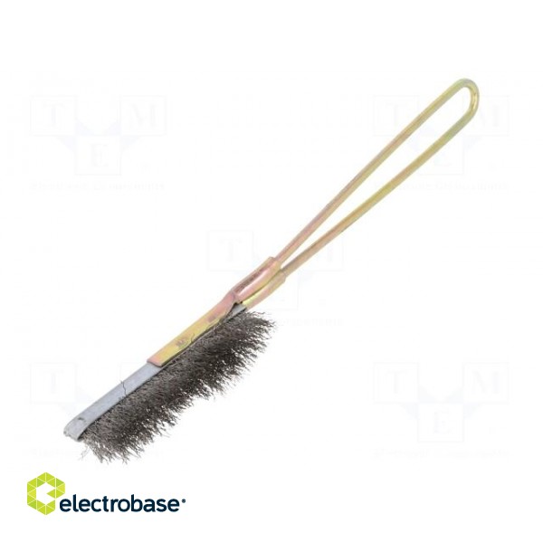 Brush | wire | stainless steel | metal | 235mm