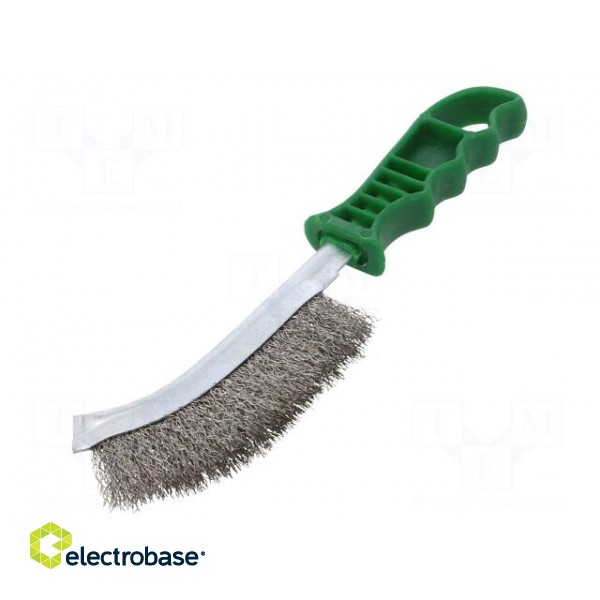 Brush | stainless steel | non-slip grip | wire