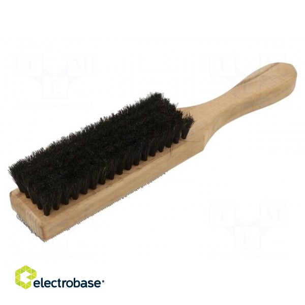Brush | wire,double-sided | wood | Tool length: 260mm image 1