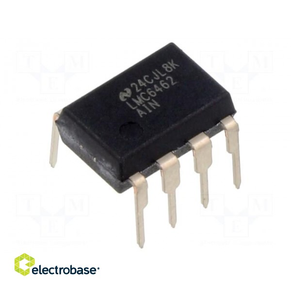 IC: operational amplifier | 50kHz | Ch: 2 | DIP8 | 3÷15.5VDC | tube