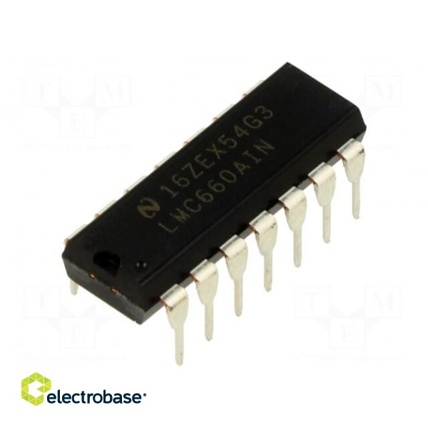 IC: operational amplifier | 1.4MHz | Ch: 4 | DIP14 | 4.75÷15.5VDC | tube