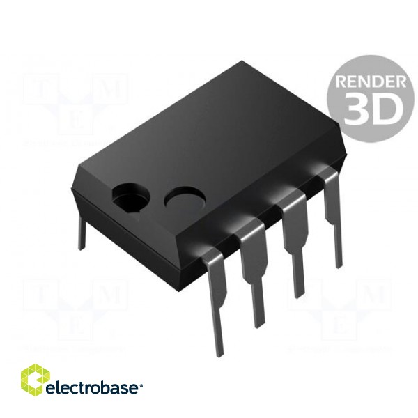 IC: PIC microcontroller | 3.5kB | 32MHz | 2.3÷5.5VDC | THT | DIP8 | PIC16