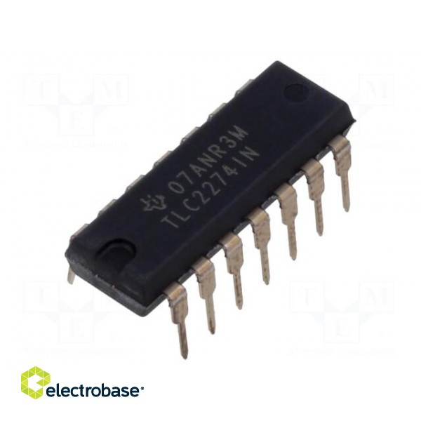 IC: operational amplifier | 2.2MHz | Ch: 4 | DIP14 | tube