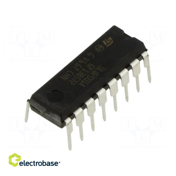 IC: driver | darlington,transistor array | DIP16 | 0.5A | 50V | Ch: 7