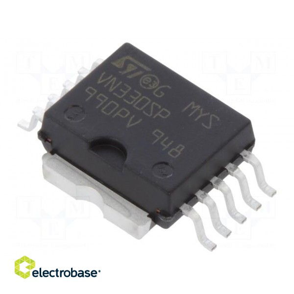 IC: power switch | high-side | 1A | PowerSO10 | 10÷36V