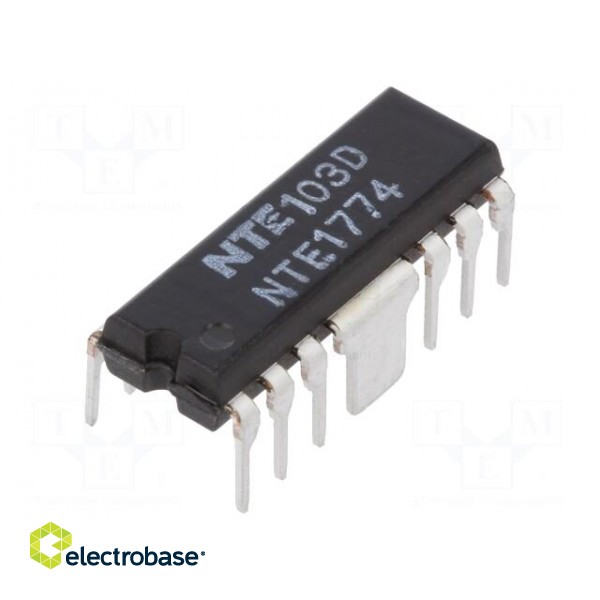 IC: driver | bidirectional,motor controller | DIP12 | 1A | Channels: 4
