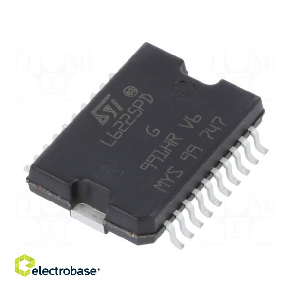 IC: driver | H-bridge | motor controller | PowerSO20 | 2.8A | Ch: 2