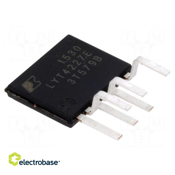 IC: PMIC | AC/DC switcher,LED driver | 160÷308V | Ubr: 725V | eSIP-7C