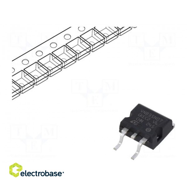 IC: power switch | low-side | 25A | Ch: 1 | SMD | D2PAK