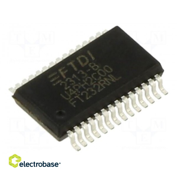IC: interface | USB-UART | Full Speed | 3.3÷5.25VDC | tube | SSOP28
