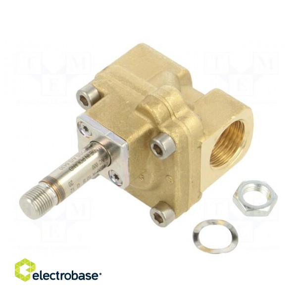 Electromagnetic valve | G 1/2" | brass | EPDM | EV220A | Valve: 2/2 NC фото 1