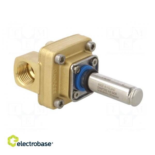 Electromagnetic valve | G 1/2" | brass | EPDM | EV250B | Valve: 2/2 NC paveikslėlis 8