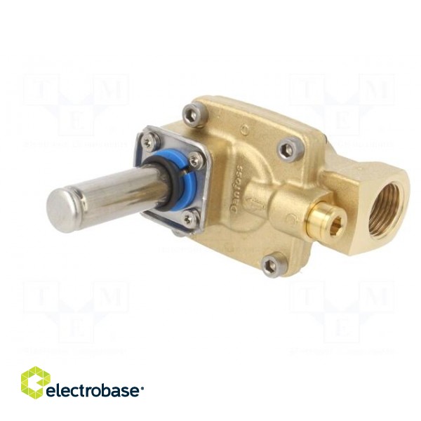 Electromagnetic valve | G 1/2" | brass | NBR | EV224B | Valve: 2/2 NC image 2