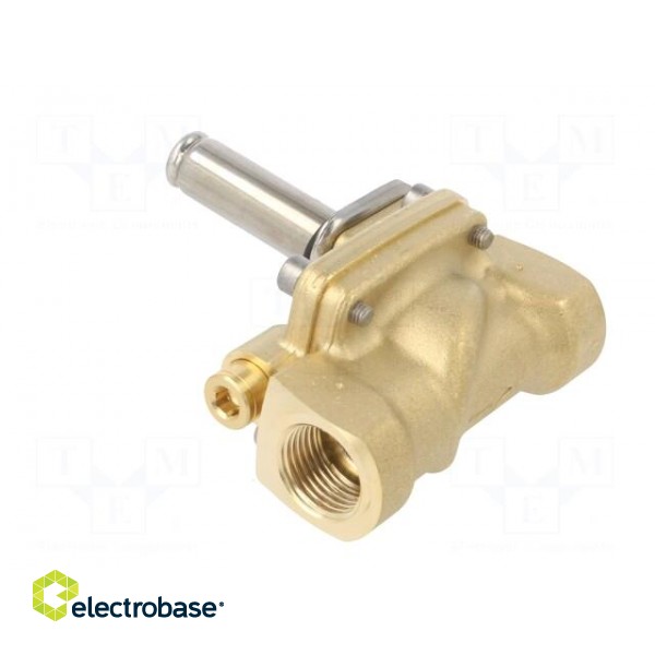 Electromagnetic valve | G 1/2" | brass | NBR | EV224B | Valve: 2/2 NC image 4