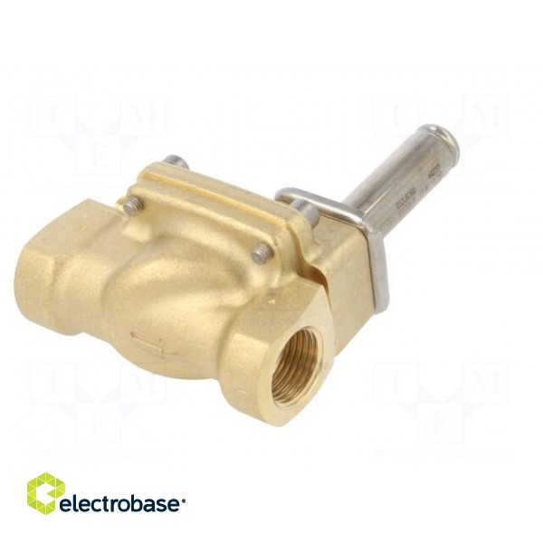 Electromagnetic valve | G 1/2" | brass | NBR | EV224B | Valve: 2/2 NC image 6