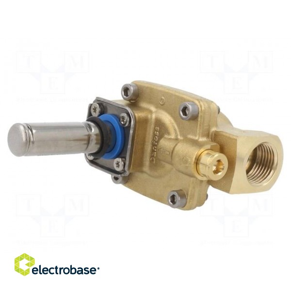 Electromagnetic valve | G 1/2" | brass | NBR | EV224B | Valve: 2/2 NO image 1