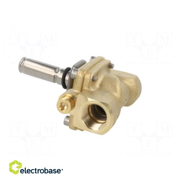 Electromagnetic valve | G 1/2" | brass | NBR | EV224B | Valve: 2/2 NO image 4