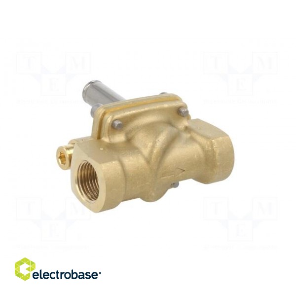 Electromagnetic valve | G 1/2" | brass | NBR | EV224B | Valve: 2/2 NO image 5
