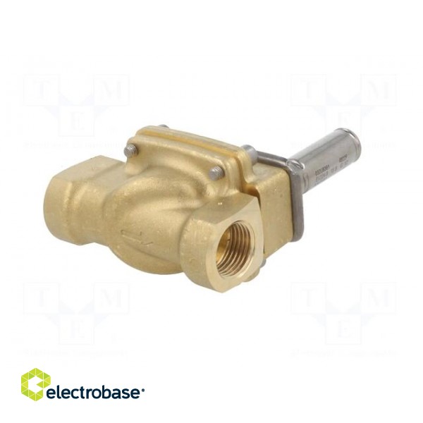 Electromagnetic valve | G 1/2" | brass | NBR | EV224B | Valve: 2/2 NO image 7