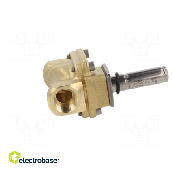 Electromagnetic valve | G 1/2" | brass | NBR | EV224B | Valve: 2/2 NO image 8