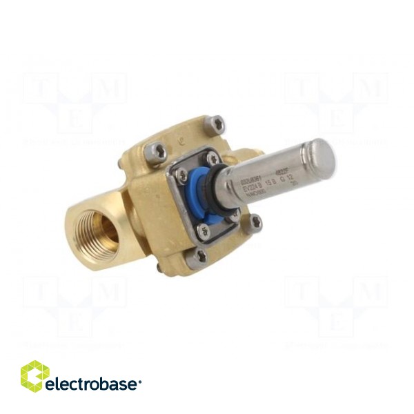 Electromagnetic valve | G 1/2" | brass | NBR | EV224B | Valve: 2/2 NO image 9