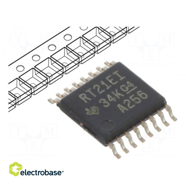 IC: interface | receiver,line driver | RS232 | 250kbps | TSSOP16