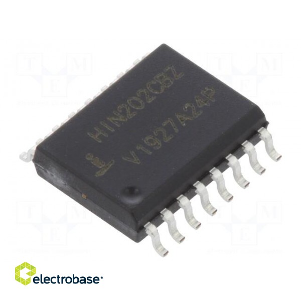 IC: interface | transceiver | full duplex,RS232 | 120kbps | SO16-W
