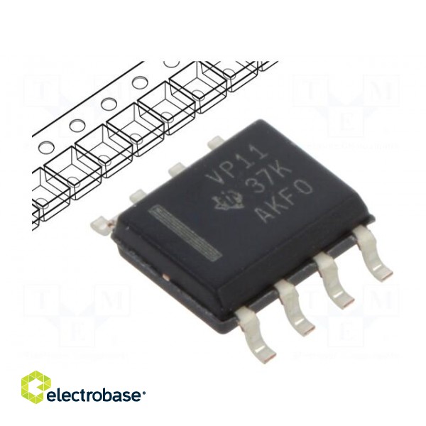 IC: interface | transceiver | half duplex,RS485 | 10000kbps | SOIC8