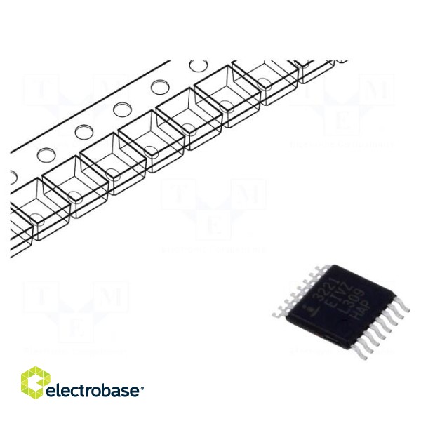 IC: interface | transceiver | RS232 | 250kbps | TSSOP16 | 3÷5.5VDC