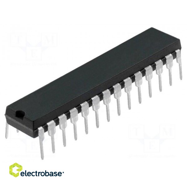 IC: PIC microcontroller | 14kB | 32MHz | 2.3÷5.5VDC | THT | DIP28 | PIC16
