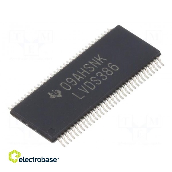 IC: interface | line receiver | 250Mbps | 3÷3.6VDC | LVDS | SMD | TSSOP64