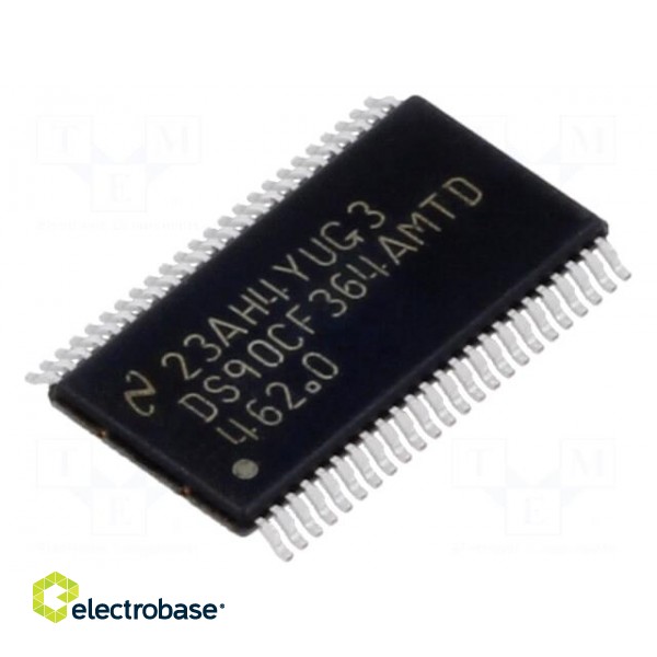 IC: interface | line receiver | 1.3Gbps | 3÷3.6VDC | LVDS | SMD | TSSOP48