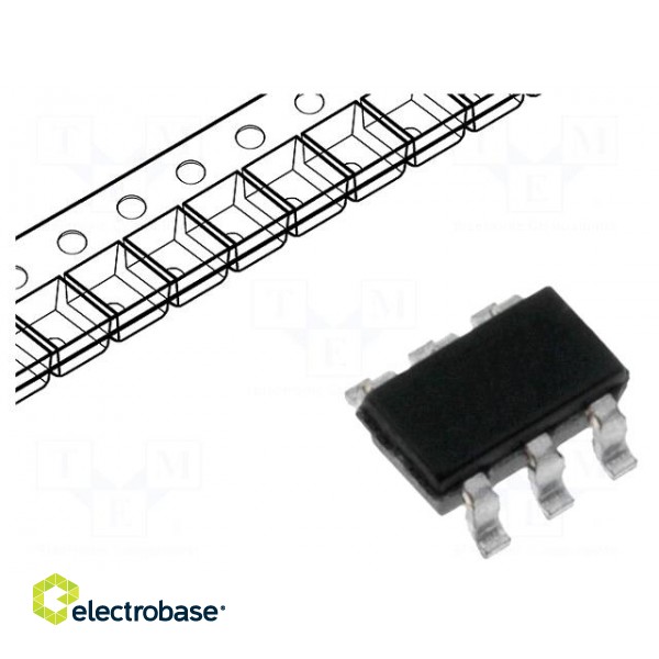 IC: driver | LED controller | SOT23-6 | 10÷45mA | Channels: 3 | 5÷15V