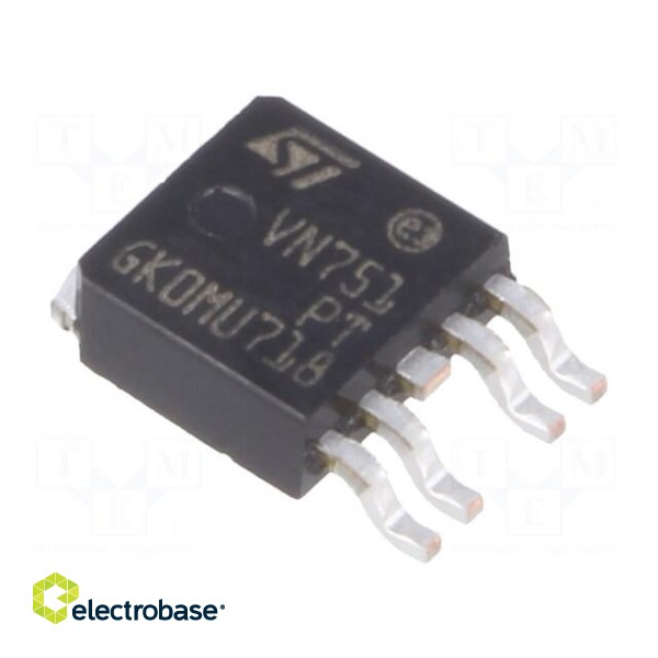 IC: power switch | high-side | 2.5A | Ch: 1 | SMD | PPAK | tube | -40÷125°C