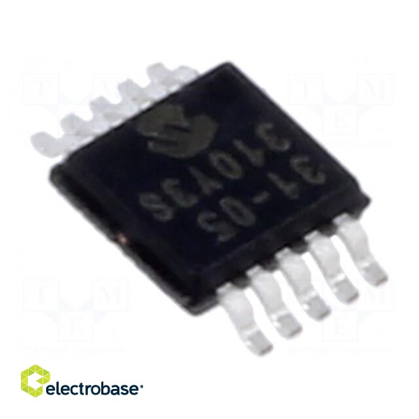 IC: A/D converter | Ch: 1 | 16bit | 500ksps | 1.7÷5.5V | MSOP10