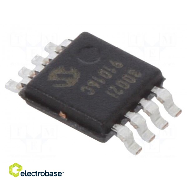 IC: A/D converter | Ch: 2 | 10bit | 200ksps | 2.7÷5.5V | MSOP8