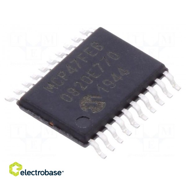 IC: D/A converter | 8bit | Ch: 8 | TSSOP20 | -40÷125°C