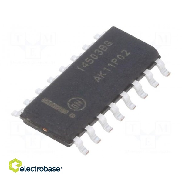 IC: digital | 3-state,buffer,hex | Ch: 6 | IN: 1 | CMOS | SMD | SOIC16 | tube