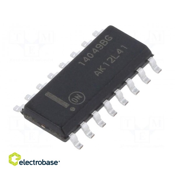 IC: digital | buffer,inverting | Ch: 6 | SMD | SO16 | 3÷18VDC | -55÷125°C