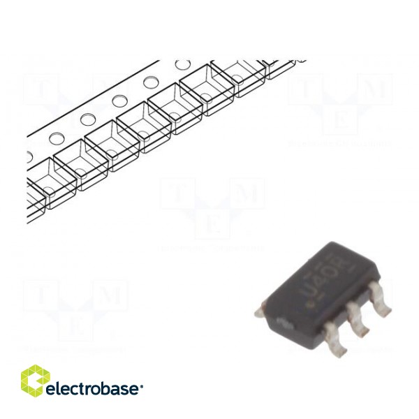 IC: digital | buffer,inverting,line driver | Ch: 1 | CMOS | SMD | SOT23 image 1